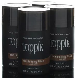 Toppik Hair Building Fibers 4 Bottles 12G Auburn